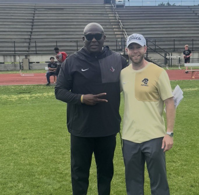 CrosbyCoach's tweet photo. Thanks to @CSU_FB and @Coach_Vince_ for attending practice and spending some time with our outstanding student athletes @BE_RedRaidersFb!!  And developing a great pipeline to Charleston, South Carolina. #RecruitTheRedRaiders https://t.co/scoc5XBdNj