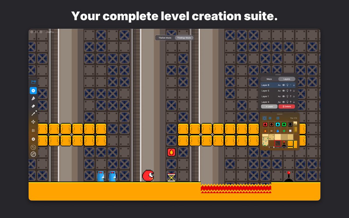 LiamRogersDev's tweet photo. ٩(◕‿◕｡)۶  TilePix is now available for mac!

#pixelart #ipadapp #macapp https://t.co/9zOZEE9RLe
