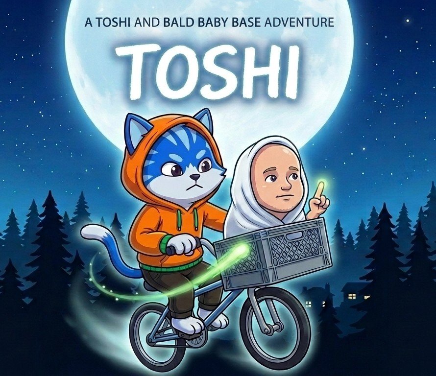 idle_Ties's tweet photo. $TOSHI knows where the moon is. 🌕
Bald Baby Base knows the way. Follow #Toshigang
   🚀
🔥 https://t.co/CojHrtjOdJ