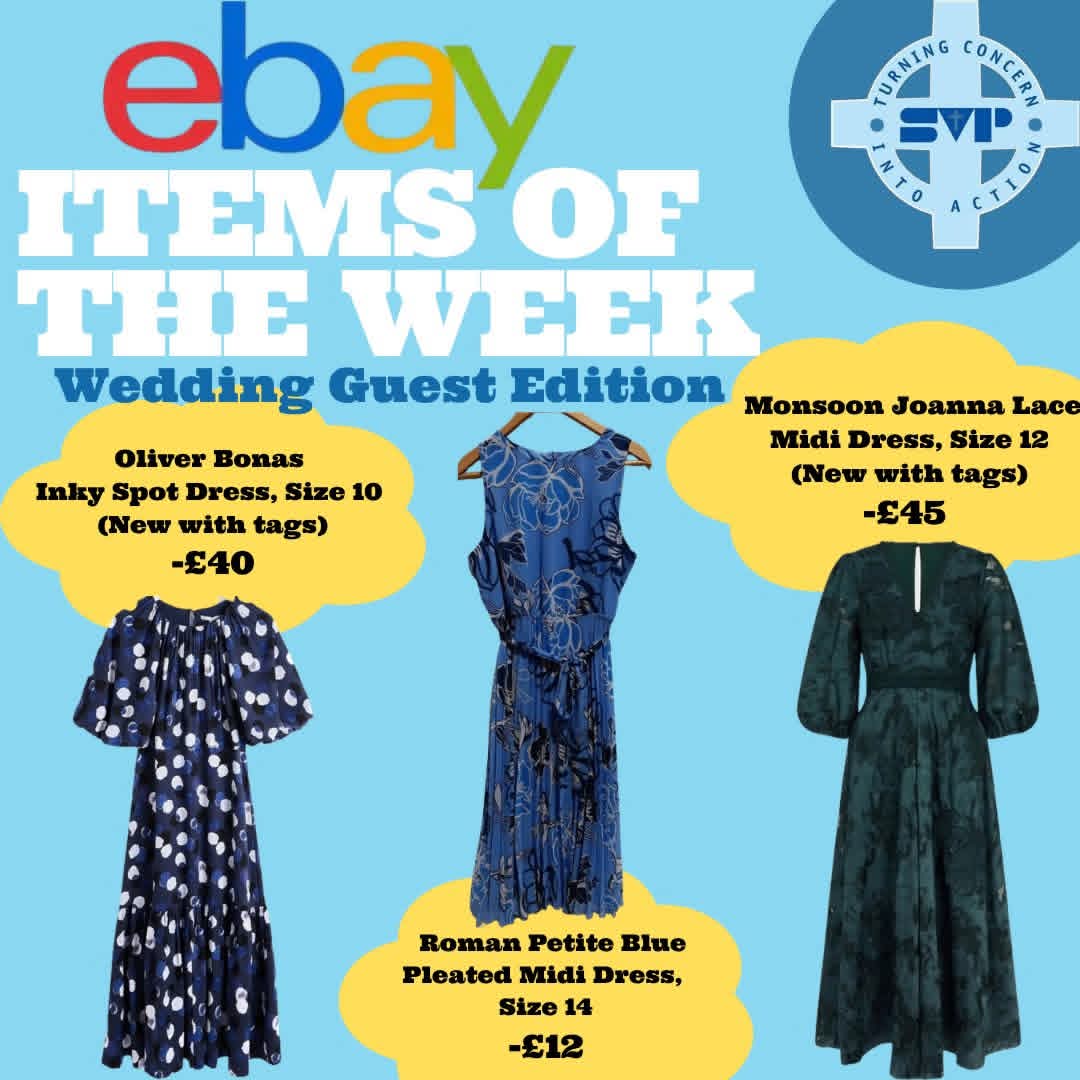 StSouthend's tweet photo. ✨ Items of the Week – Wedding Guest Edition ✨

Take a look at the poster for full details and prices and don’t miss out on these fantastic finds while they are still available. 💫
👉 Visit our store today: https://t.co/US5i0ACOTD https://t.co/VhT2RRov5m