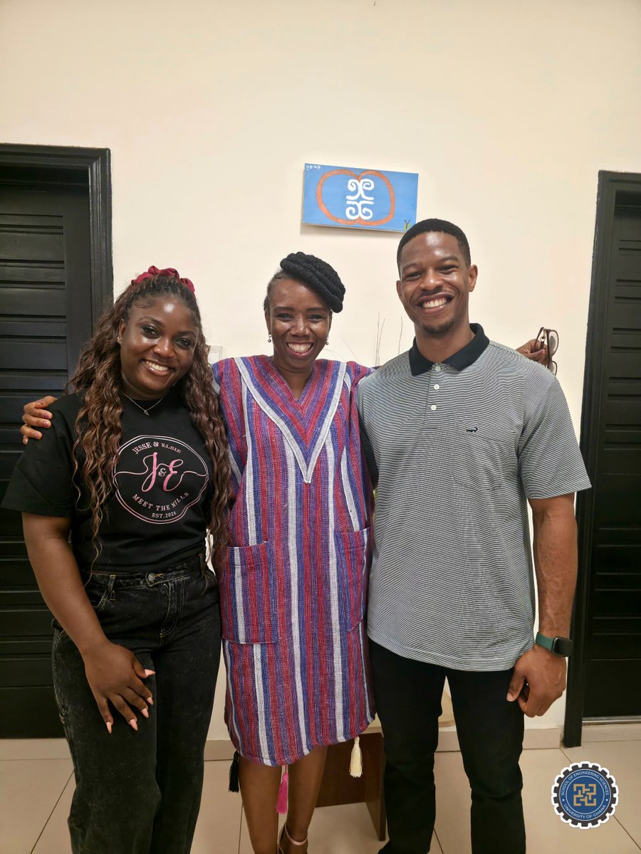 ug_engineering's tweet photo. We were delighted to host two distinguished alumni, Dr. Ruby Osei-Bonsu and Dr. Seyram Ofori, who paid a courtesy call on the Dean.

It is always a pleasure to welcome our accomplished alumni back to the School.
#UGEngineering #SES_UG #AlumniEngagement #BiomedicalEngineering https://t.co/YZ6TMolv9o