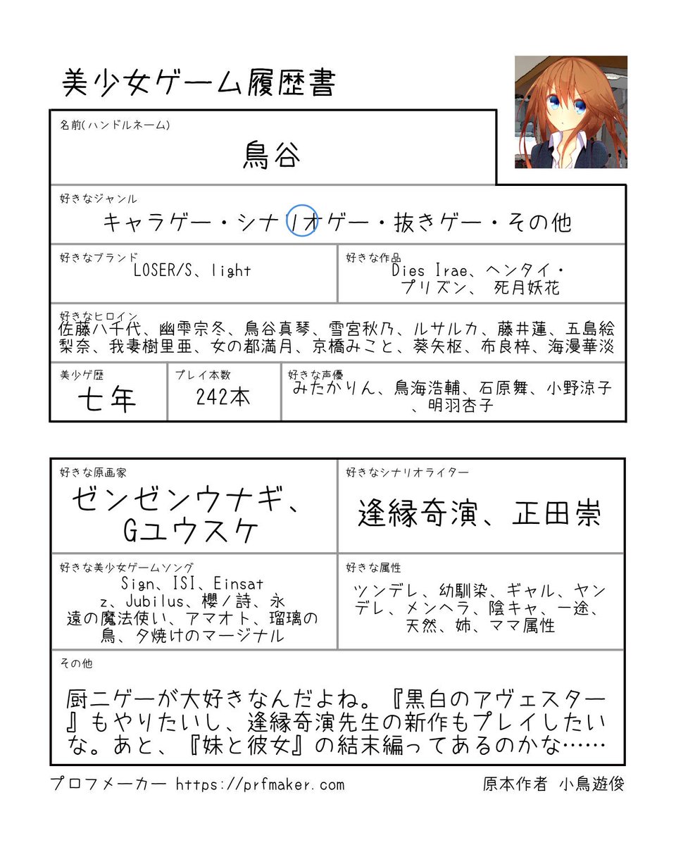 鳥谷真琴厨 tweet media