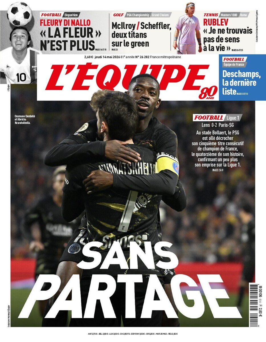 L'Équipe tweet media