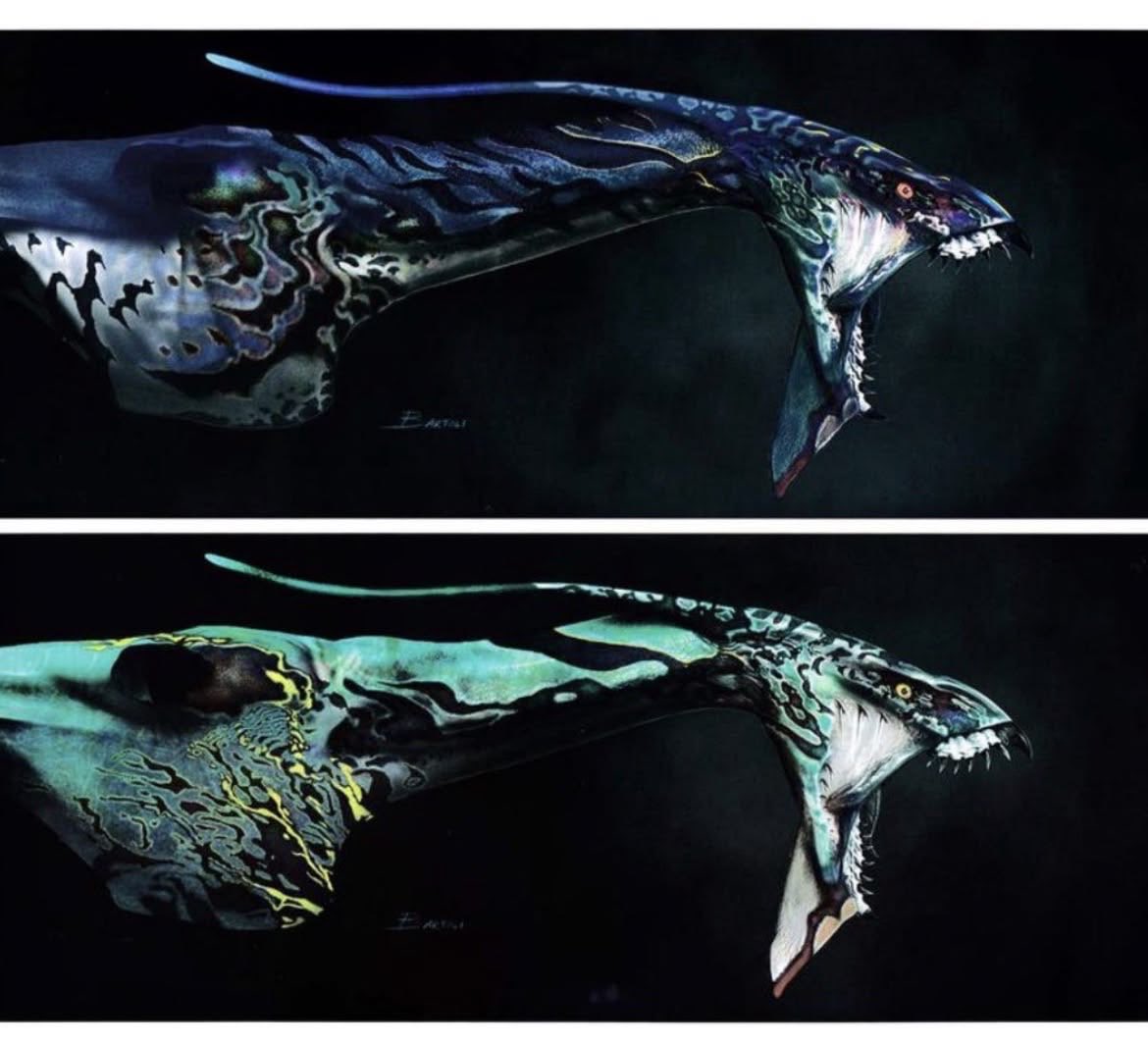 concept art of an ikran for avatar (2009)