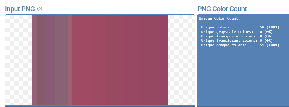 baatochan's tweet photo. @0UTR0EG0 @misterceeh quick analysis of the image shows that there are 59 unique colors resulting from the image compression https://t.co/YB4jFhCwkJ