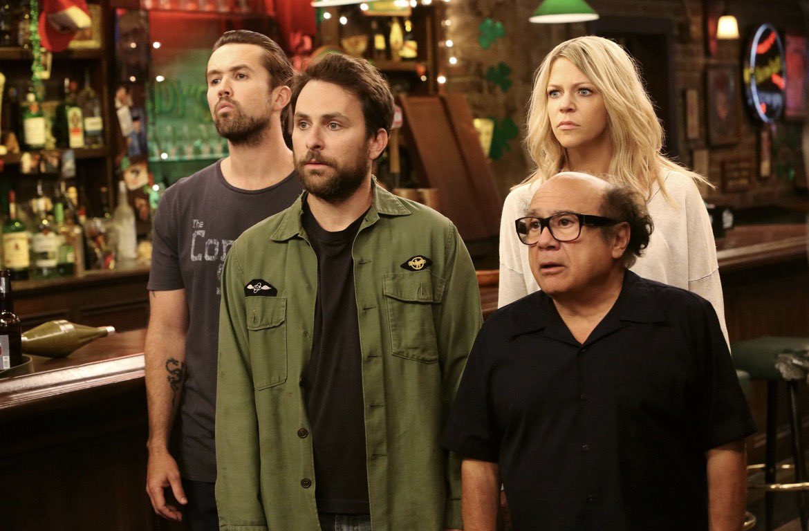 rcgsource's tweet photo. Rob, Charlie, Danny and Kaitlin during the shooting of “Dennis’ Double Life” (2017). https://t.co/TXfTIccCR5