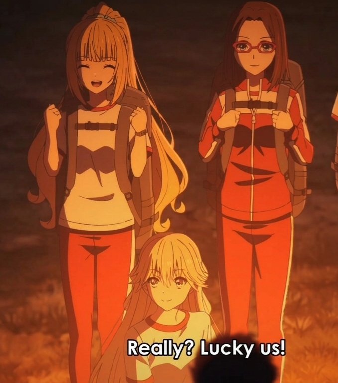 This is the first time we've seen Kei and Nanase this close! They