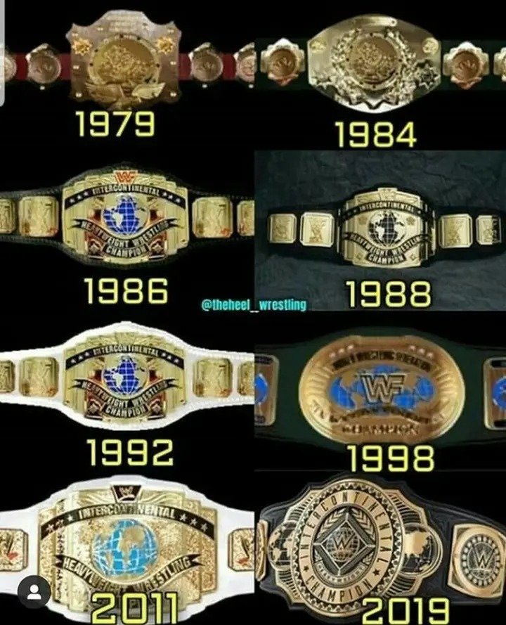 DesignVickey's tweet photo. Hi everyone, 
i Did a Championship belt redesign based on one of my personal favourite titles in WWE, the Intercontinental Championship

here is my Championship Belt CONCEPT design, as well as previous WWE Intercontinental Championship belts across the years.

#wwehalloffame #wwe https://t.co/BmqtkbImmm