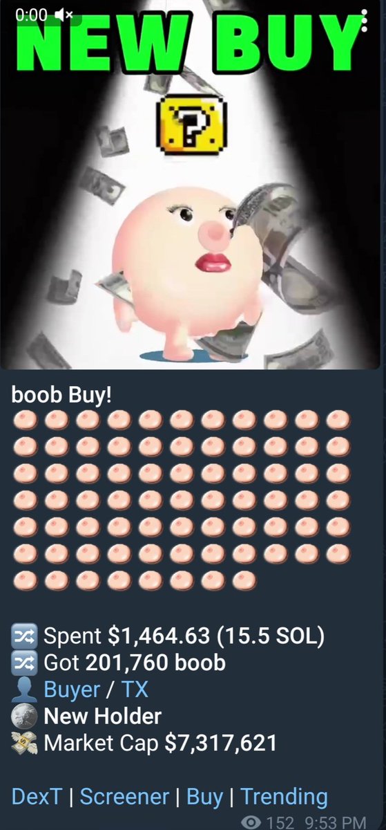 crypto3dge's tweet photo. $BOOB 
@boobillions

NEW ATH 7.5 MILL

Ca:
9zqre5sRRdFvKqyTyvEd1jcKDRF4g47s7mZSGUnQpump https://t.co/C2Eb5bqGy0