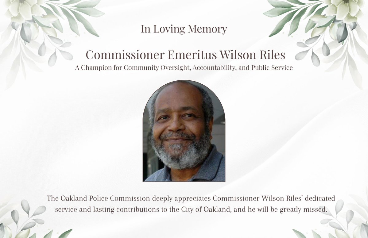 Oakland Police Commission tweet media