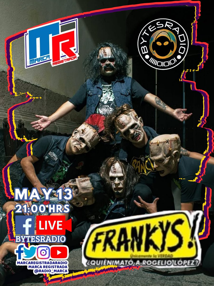 radio_marca's tweet photo. ¿Quién mató a Rogelio López? 🤔🎸
Hoy en #MarcaRegistradaRadio recibimos a @LosFrankys para que nos cuenten todo sobre su nueva producción y el misterio detrás de este lanzamiento. ¡No te lo pierdas! 🤘🔥
¡Conéctate!

🕘 21:00 Hrs
📻 @bytesradiomex
📍 FB Live y YouTube https://t.co/yF6TBDFVNR