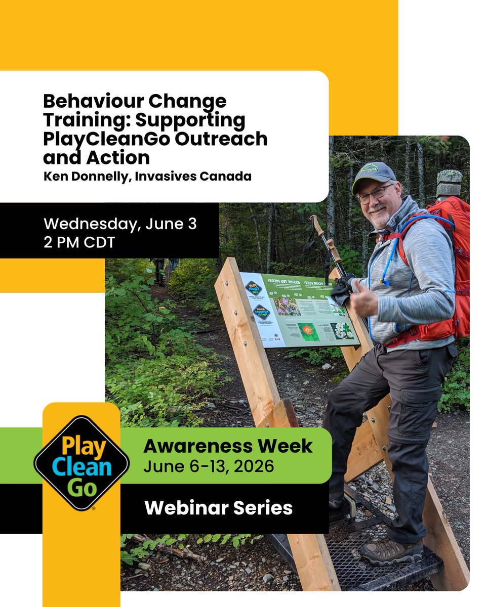 PlayCleanGo: Stop Invasive Species In Your Tracks tweet media