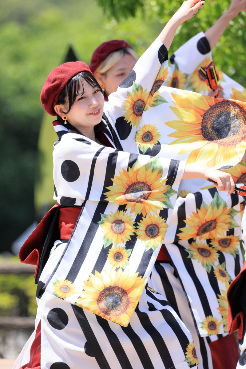 すっかり夏になった気がする。。 #縁紀゛ のひまわりの衣装がぴったり
