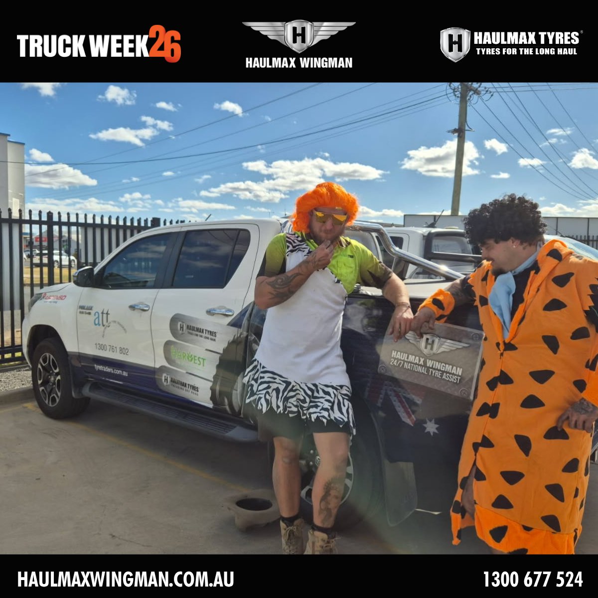 HaulmaxTyres's tweet photo. On behalf of Haulmax Tyres and Haulmax Wingman National Tyre Solutions, thank you to Peel Valley Tyres for hosting a Truck Week 26 BBQ in conjunction with us.
#TruckWeek26 #HaulmaxTyres #HaulmaxWingman #PeelValleyTyres #AustralianTransport #TransportIndustry https://t.co/vBHbmLNdhF