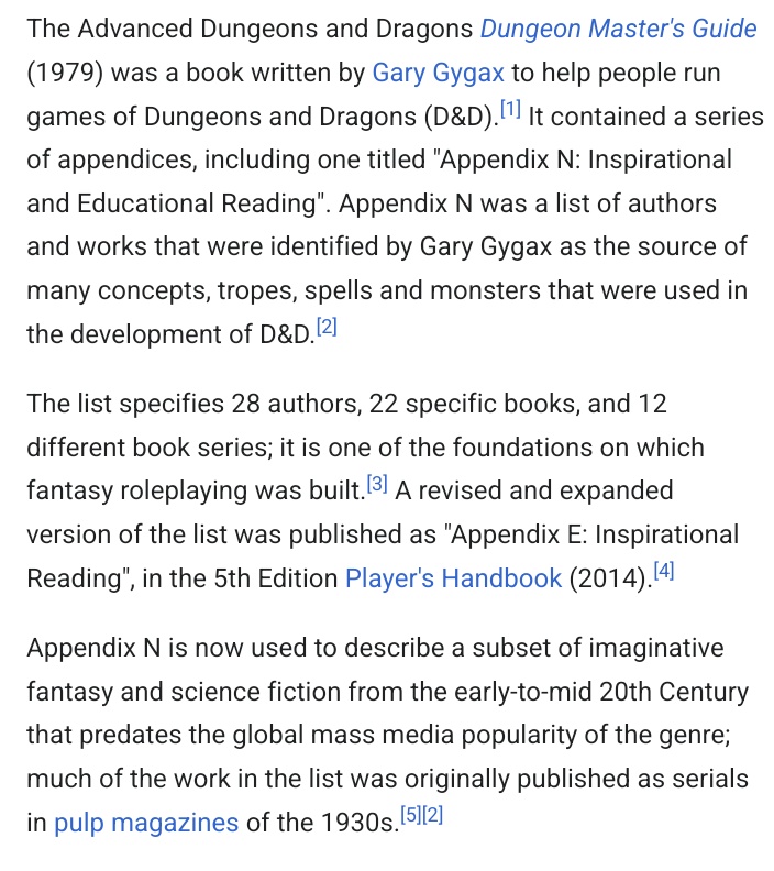 RPG_GM02's tweet photo. #AppendixN #DungeonsAndDragons #DnD #Fantasy #SciFi ::
In this time of quick media, OOP books, and the loss of knowledge - reading is as important as knowing how a cell phone works.
While all books are never for everyone, a book PERIOD is for everyone. Don't let classics die. https://t.co/R2D86WEhXH