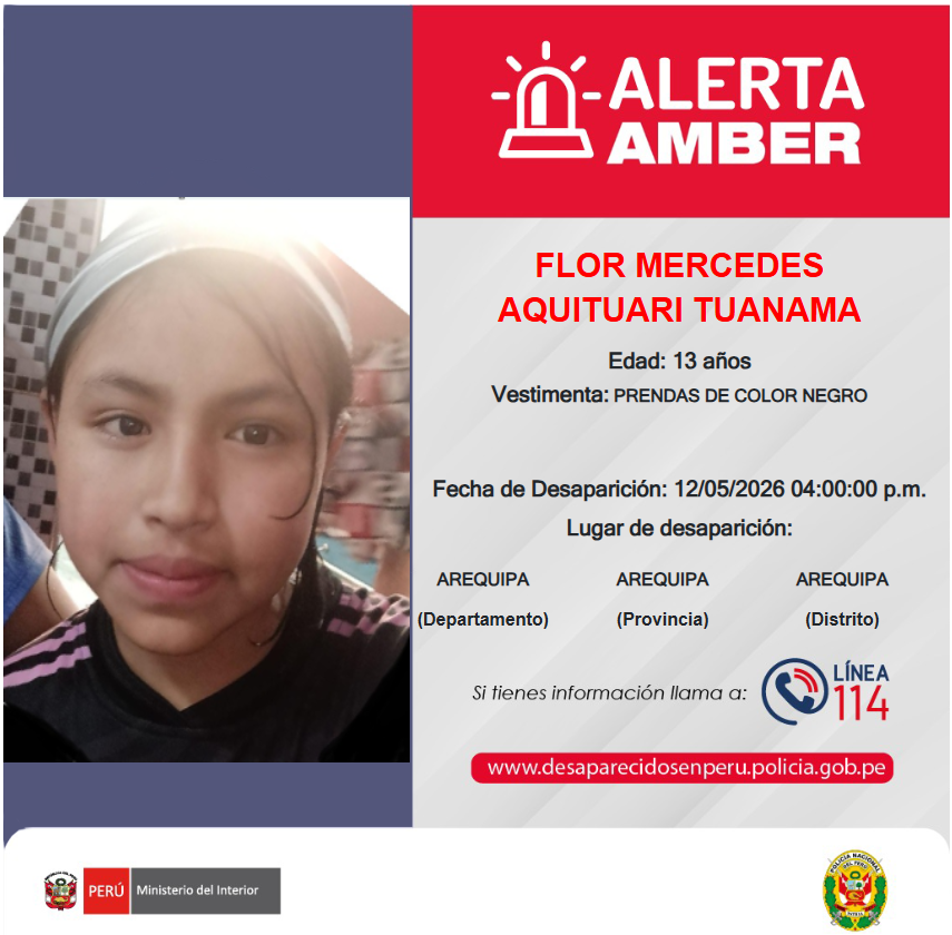 Alerta Amber PNP tweet media