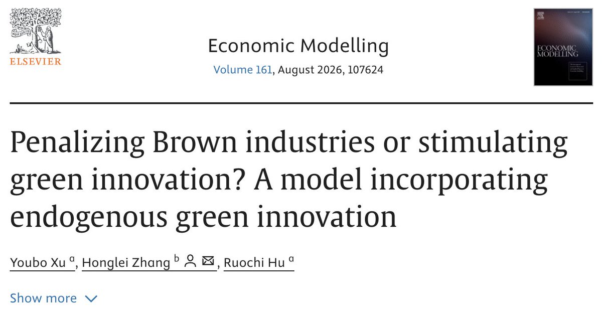 Economic Modelling tweet media