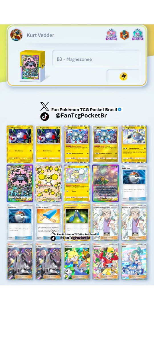 Fan Pokémon TCG Pocket Brasil tweet media