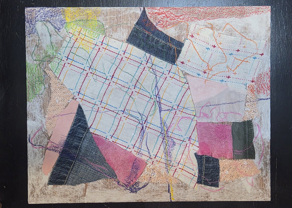 宮本千瑞🎨布✖acrylic✖mixedmedia artist tweet media
