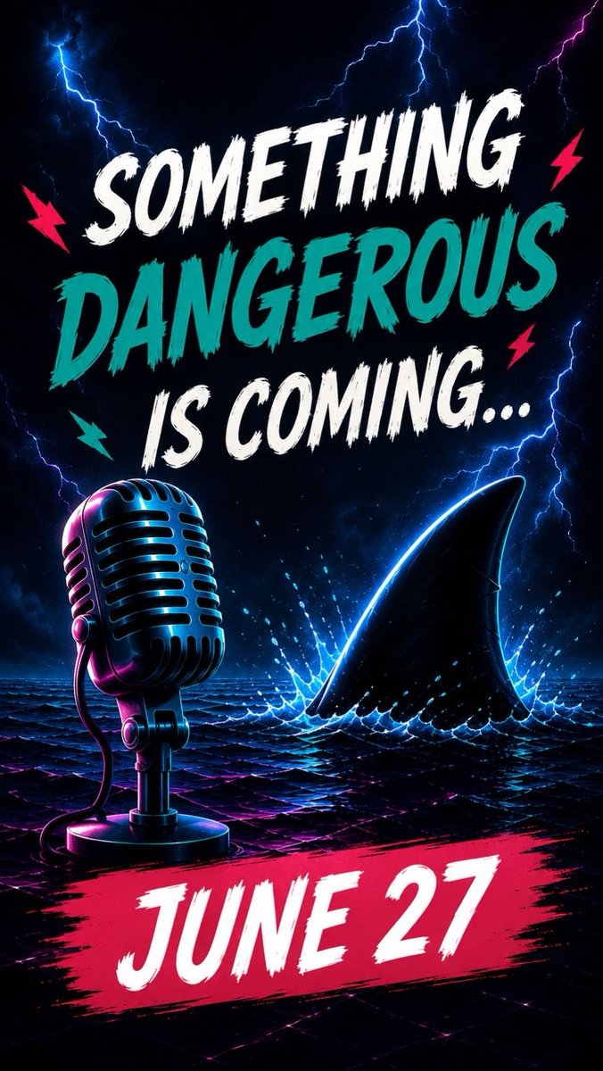 dabeebs16's tweet photo. 🦈 THE SHARK TALENT SHOW NEEDS CONTESTANTS 🦈
Singers. Dancers. Artists. Comedians. Absolute wild cards.
If you’ve got a talent (or something dangerously close to one), we want YOU in the show.
🎭 Live during the 400 Follower Chaos Stream 🎁 Prizes + live reactions + community voting
APPLY HERE: https://t.co/ns17NdkZaK
📅 June 27 • 12PM EST 📍 https://t.co/CIbA1sAZoB