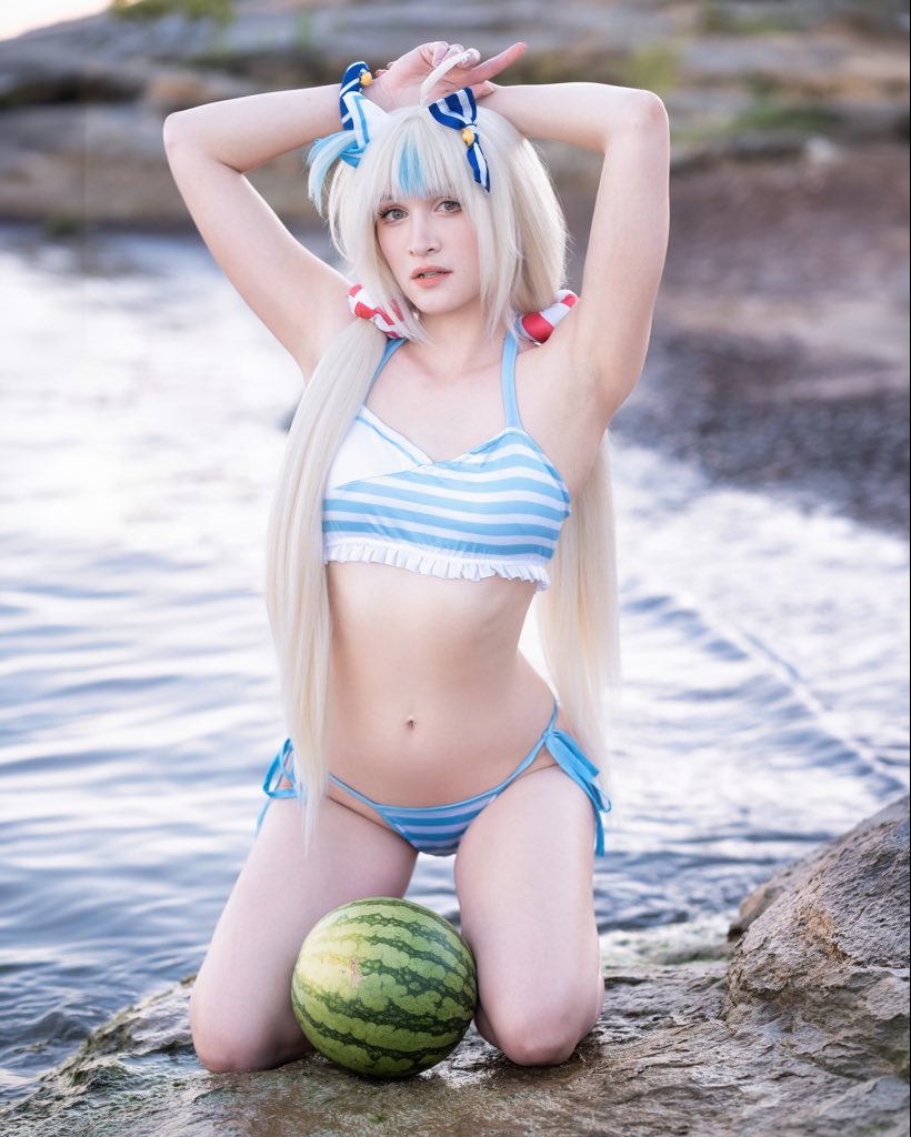 Lemonkekiii's tweet photo. Fishyyy by the seaaa #gawr #sabasameko #kawaii #goodgirl https://t.co/las3sdFaqb