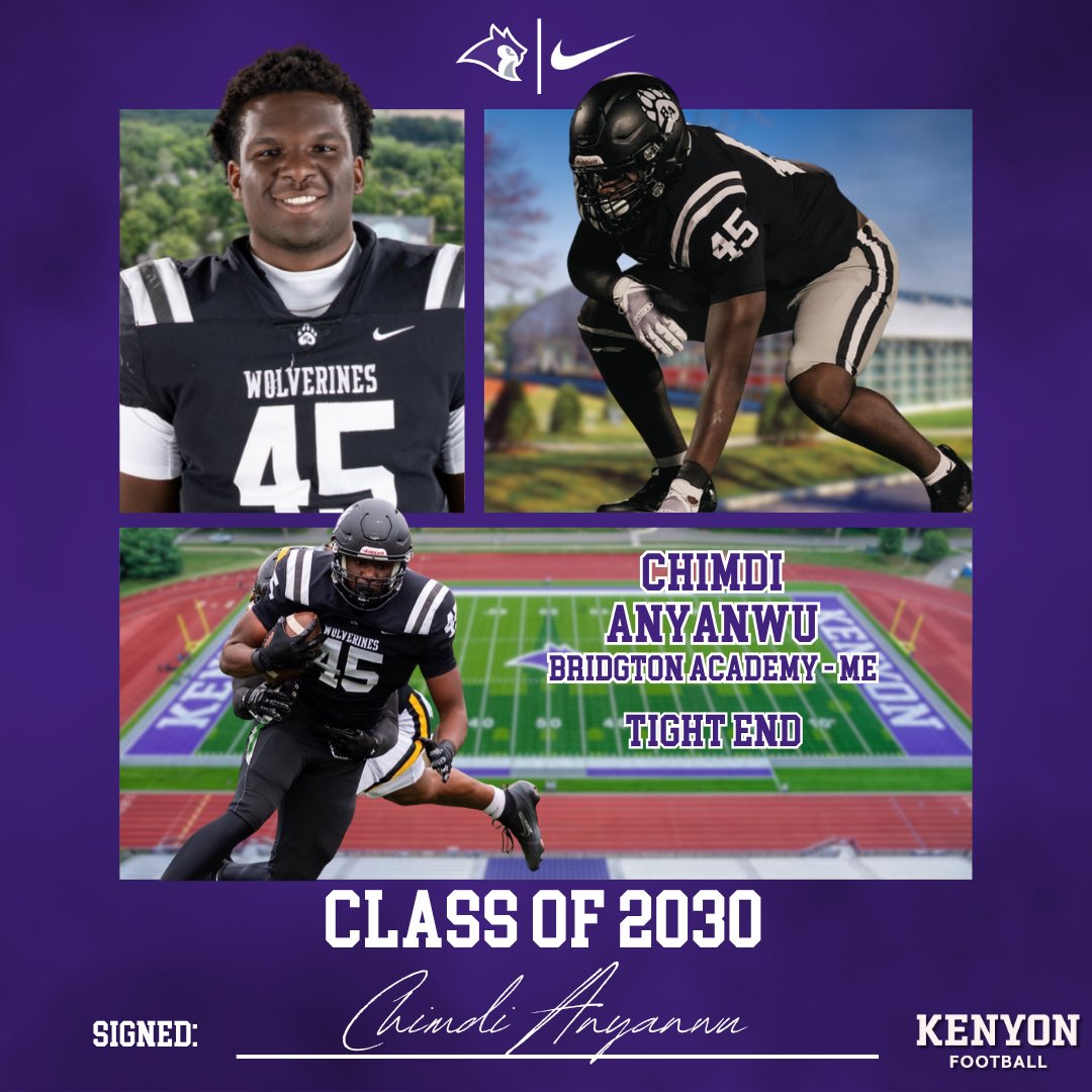 Kenyon Football tweet media