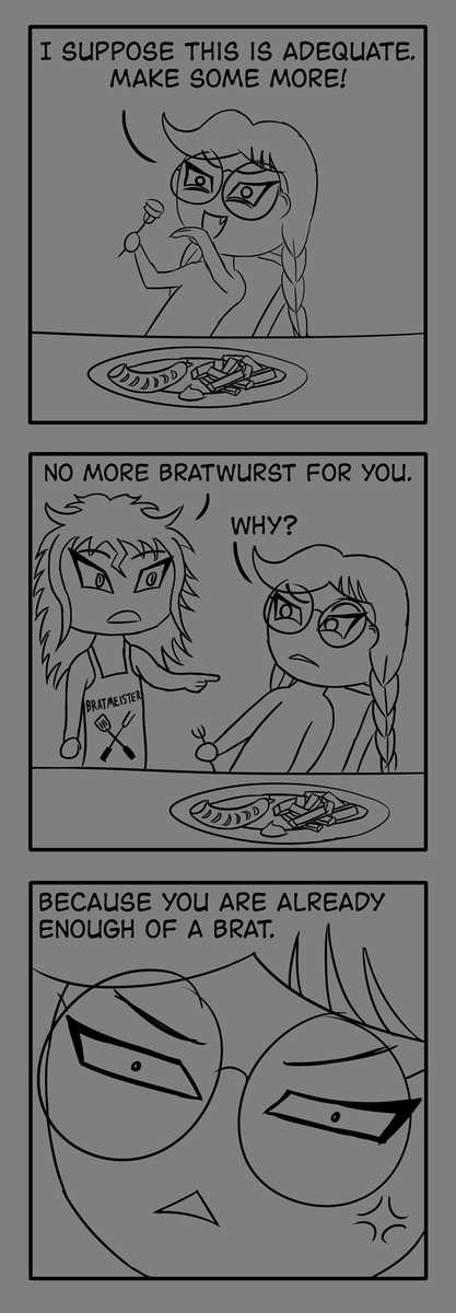 ArtOfAquarius's tweet photo. 𝘉𝘳𝘢𝘵wurst https://t.co/P5WGJDNs8i