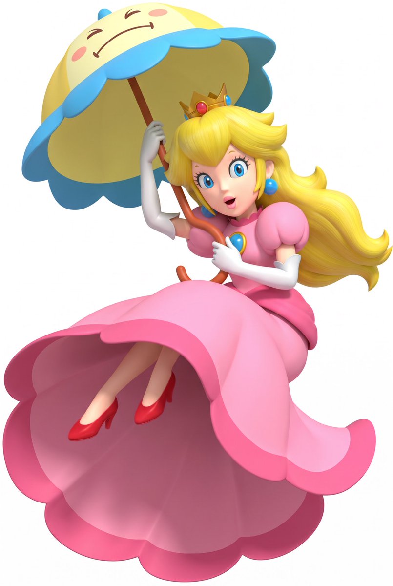 チュウニズム プロセカ　PERRY RT @nintenart3D: This is super Princess peach with her parasol