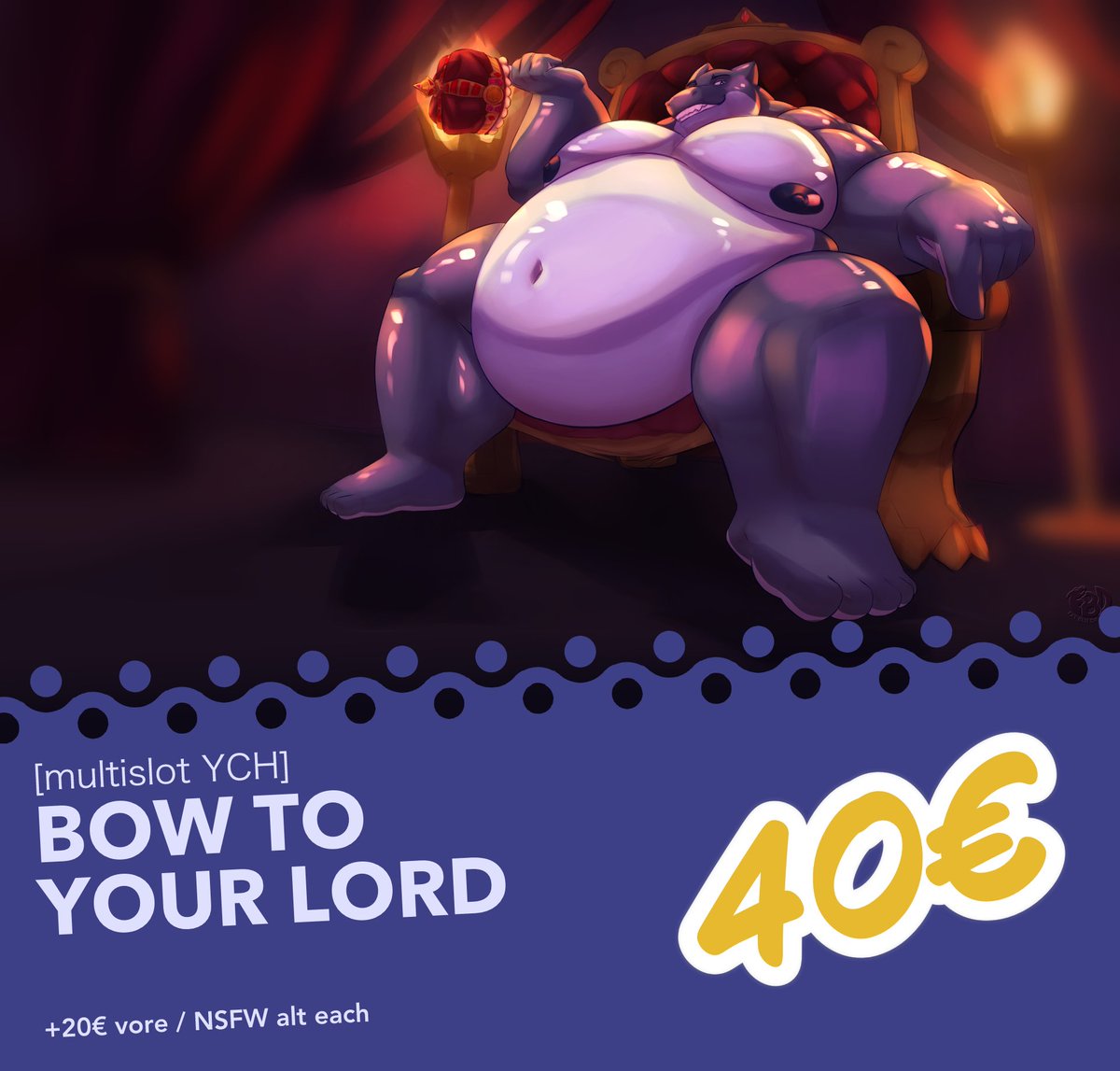 FatBluDragon's tweet photo. Ok, it’s about time I make a proper post about it. I’m still 400€ short so I’m begging for support. Consider getting one of 3 new comms and get 20% off any commission. Any tip, comm, donation or just spreading the word would be a massive help https://t.co/tO7sxg8ONG