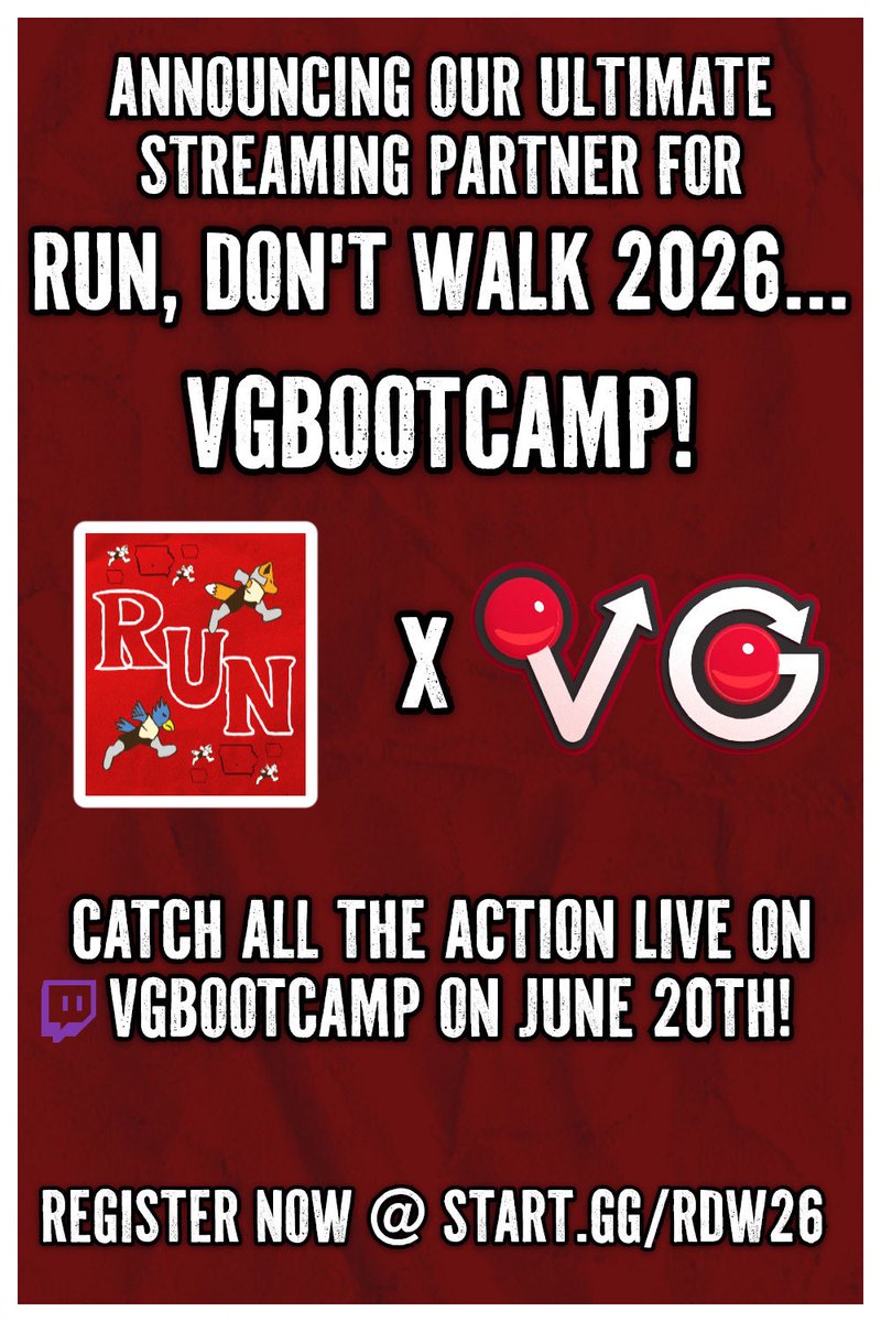 Run, Don't Walk 2026 - Jun 20th! tweet media