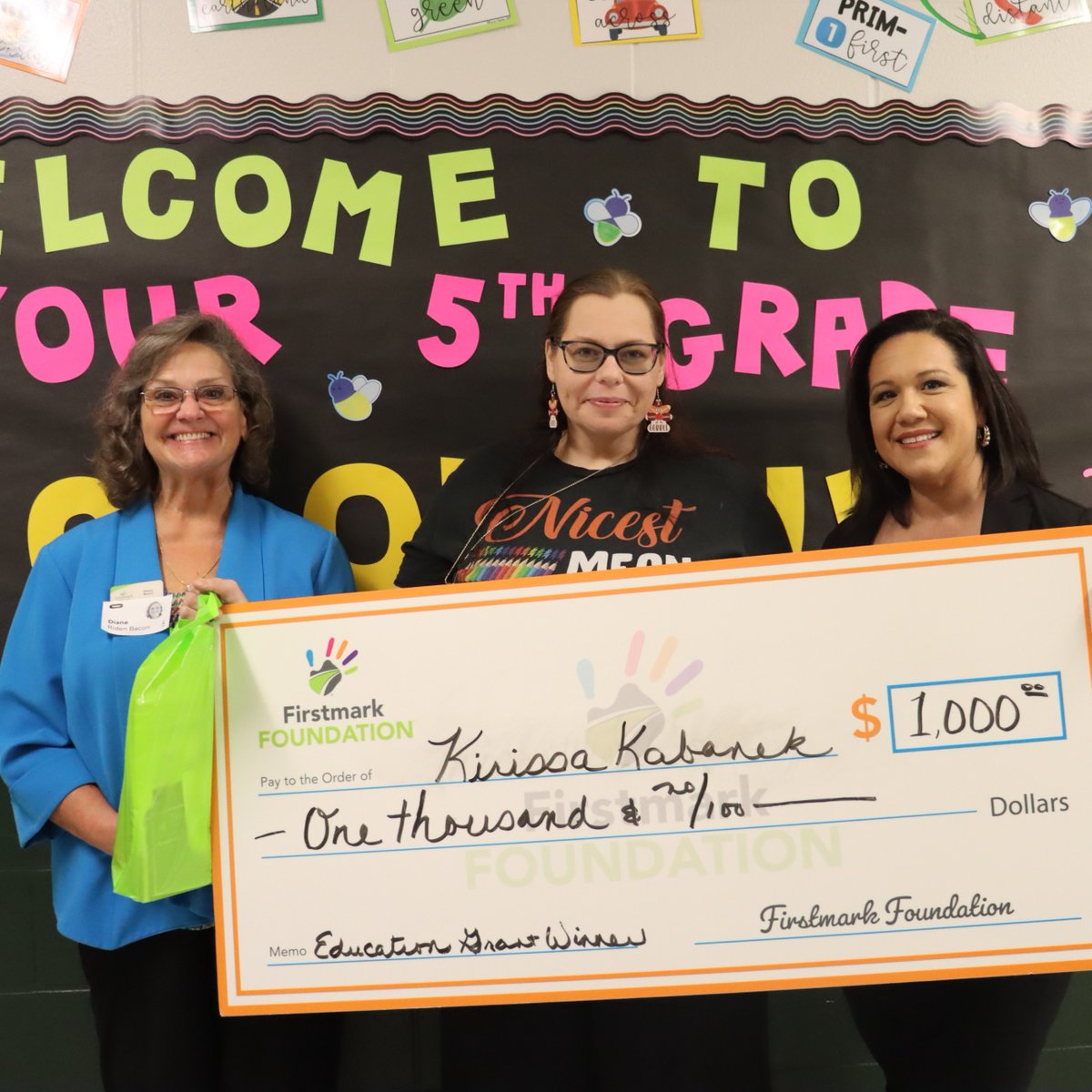 firstmark_fdn's tweet photo. Congratulations to Kirissa K., #EducationGrantWinner from Karrer Elementary, @misdbulldogway! 🙌 

She purchased sensory-based tools for interactive learning in reading and math for her students! 🧮 📖 

#EducationGrants #SupportingEducators #FirstmarkCU #FirstmarkFoundation https://t.co/kwaNoBlacu