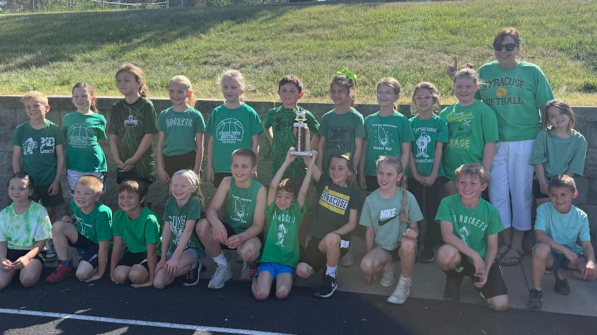 sdarockets's tweet photo. What an amazing track and field day for K-3rd grade! Thank you, Mr. Goebel and family, for all your hard work to make this day possible. The winners of the speed relays were Kindergarten- Mrs. Berner, 1st Grade- Mrs. Farley, 2nd Grade- Mrs. Isaacs, and 3rd Grade- Mr. Meints https://t.co/5z142Cogha