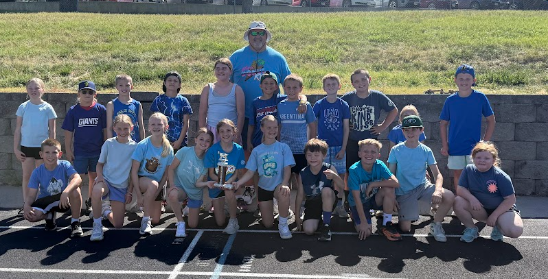 sdarockets's tweet photo. What an amazing track and field day for K-3rd grade! Thank you, Mr. Goebel and family, for all your hard work to make this day possible. The winners of the speed relays were Kindergarten- Mrs. Berner, 1st Grade- Mrs. Farley, 2nd Grade- Mrs. Isaacs, and 3rd Grade- Mr. Meints https://t.co/5z142Cogha