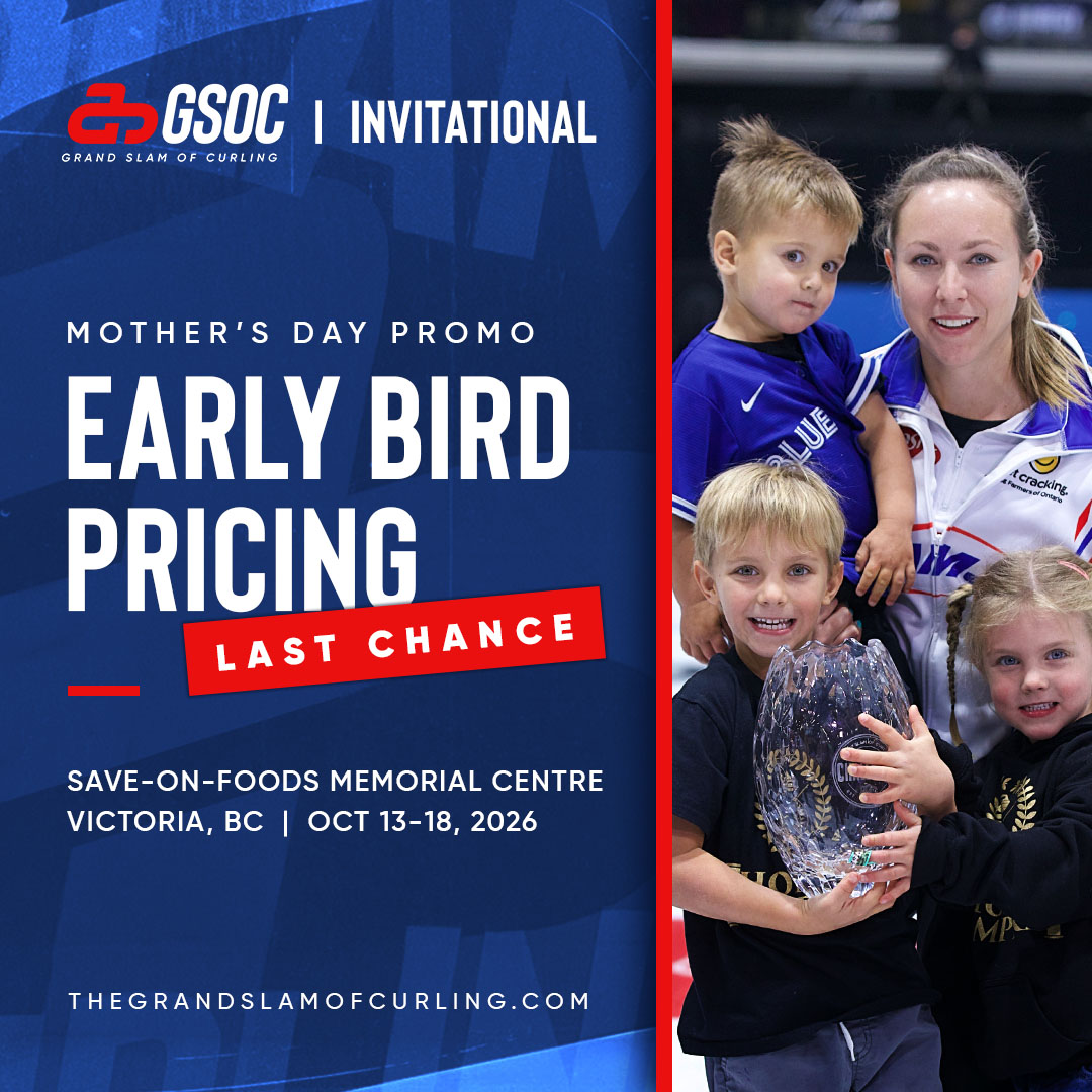 SOFMCVIC's tweet photo. You could get your mom flowers, but why not get her what she really wants 🥌

Secure her tickets to the Grand Slam of Curling Invitational at early bird pricing! 🎟️ https://t.co/SISVPsqGya https://t.co/k3nzYqRi3B