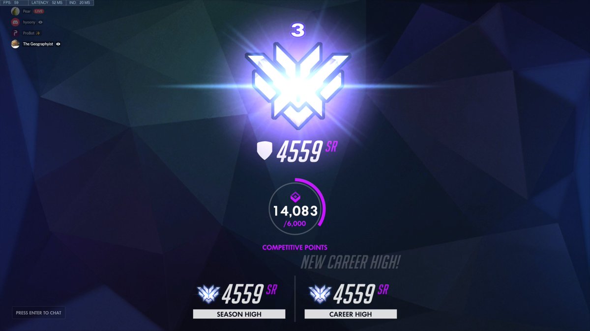 Pear_ow's tweet photo. new peak! https://t.co/fZuCqnP22j