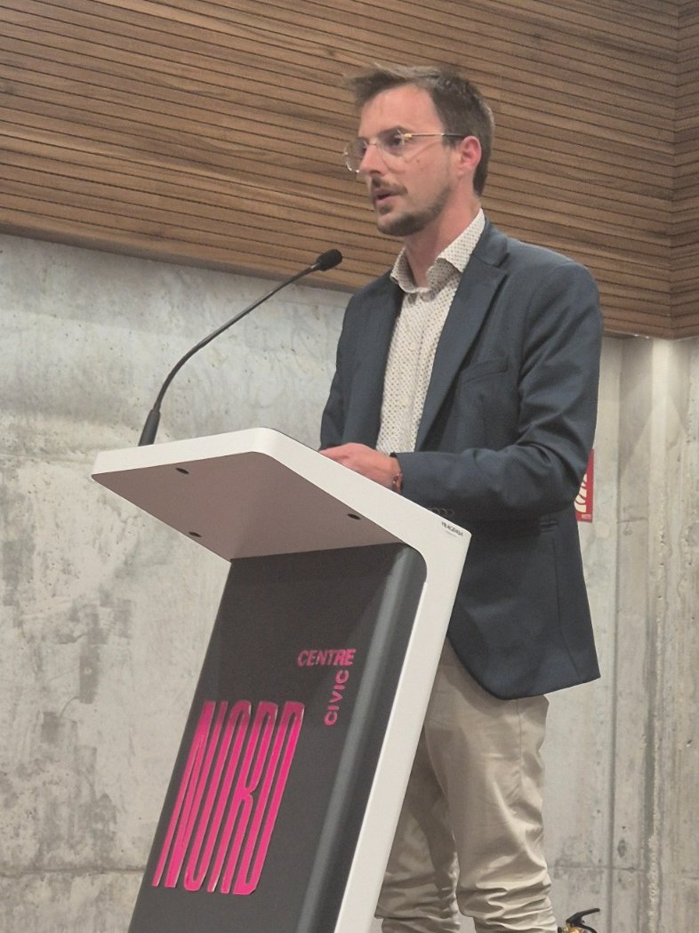 ERC_IGUALADA's tweet photo. ERC Igualada avança.
Roger Rodrigo serà el candidat d’ERC a les municipals del 2027 i Joan Requesens assumeix la presidència d’una executiva renovada i plural per impulsar una nova etapa republicana a la ciutat.

#Igualada #Anoia #ERCIgualada #Municipals2027 #FemIgualada https://t.co/4eolQfgYAg