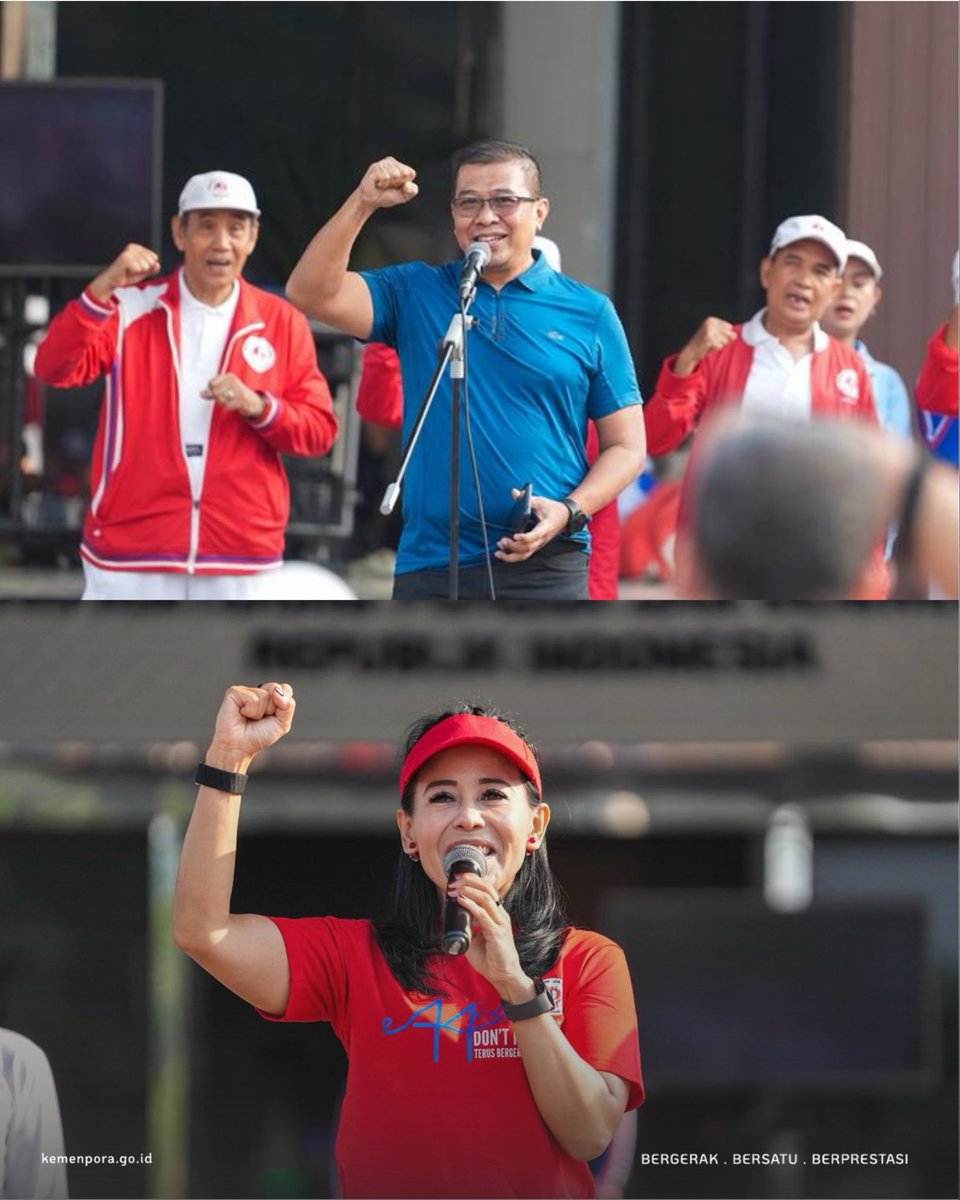 KEMENPORA_RI's tweet photo. Halo Sob!

Ayo kita olahraga agar terus bahagia, seperti peserta kegiatan Rabu Bugar di halaman kantor Kemenpora hari ini (13/5).

Kalau Sobatpora sudah olahraga apa nih, hari ini?

#RabuBugar
#OlahragaBersamaKemenpora
#OlahragaMasyarakat
#Senam
#YayasanJantungIndonesia https://t.co/g0stEdZfY2