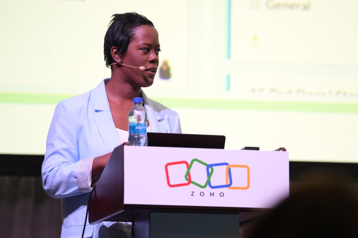 Zoholics's tweet photo. Another day, another round of powerful insights and unforgettable moments.

One-on-ones, demos, meetups, every corner of #ZoholicsUSA 2026 is buzzing with energy ✨ 

Thank you for showing up with so much curiosity and excitement.🚀

#Zoho #Houston #UserConference #tech https://t.co/lDeBVwagrh