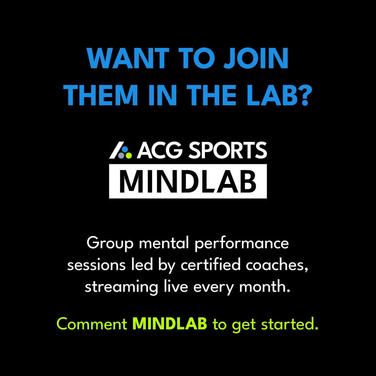 acg_mp's tweet photo. Shout out to some of our recent MindLab partners! Congrats on taking your game to the next level with monthly mental performance training. Welcome to the lab, Washington Rush, Virginia Rush, Goodland Bruins, and KCMO Rush!

Learn more about MindLab for youth athletes here: https://t.co/y3NFvOdEr2