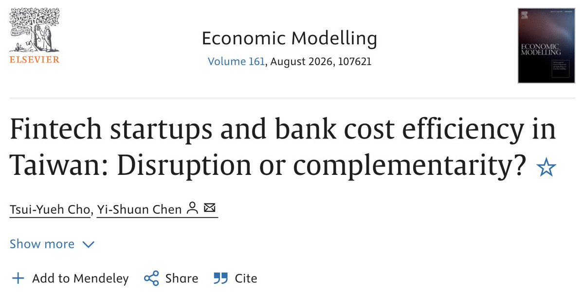 Economic Modelling tweet media