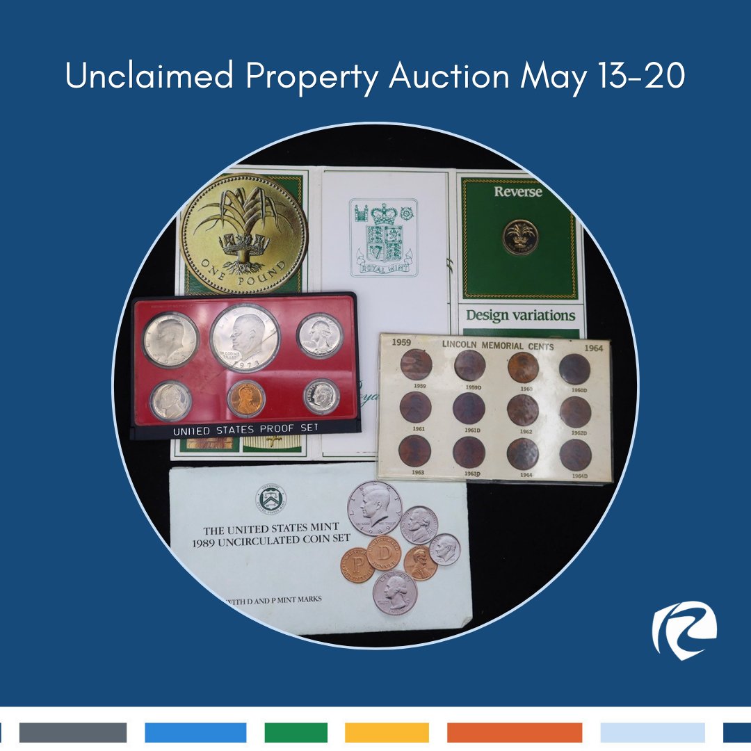 WAStateDOR's tweet photo. Washington’s Unclaimed Property Safe Deposit Box Auction is May 13–20 featuring 3,500+ items, including collectible gold coins, jewelry, sports cards, and more. Preview items now at https://t.co/vyIWJ9xRQr or visit in person May 18–19 at James G. Murphy Co. in Marysville. https://t.co/9QPt8wrcuf