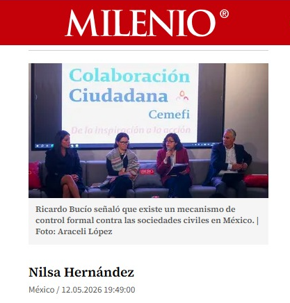 ProDESC's tweet photo. 📢 “Hay que preguntarnos quiénes se están beneficiando de la crisis climática y de los territorios atravesados por la violencia”, fue una de las preguntas , @AAncheita, directora de #ProDESC durante el foro “Participación en tiempos de violencia” organizado por @Cemefi.

También dijo que, frente a contextos de violencia y crisis climática, es importante analizar cómo muchas empresas siguen priorizando la protección de sus modelos de negocio por encima de las afectaciones a las comunidades y a los derechos colectivos.

📰 Lee la nota de @Milenio sobre el foro: https://t.co/EXHoLaigmL