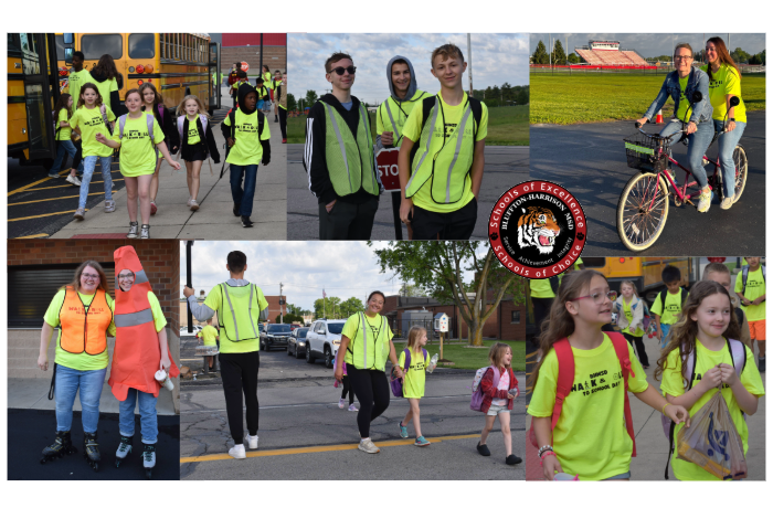 BHMSDnews's tweet photo. BHMSD students, staff and school community members had a successful Walk &amp; Roll to School Day this morning! We are appreciative of all those who made today possible as we promote bike and pedestrian safety in our community.

#BHMSD #oneBluffton #EveryMomentMatters https://t.co/CRDpmV4dan