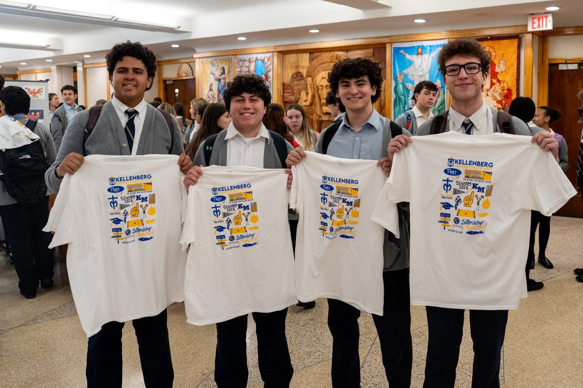 Kellenberg's tweet photo. One last test.
One step closer to graduation. 

Congratulations to the class of 2026!! https://t.co/1gjJfBhIdg
