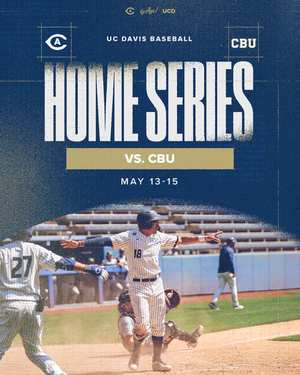 ucdavisbaseball's tweet photo. Closing out the regular season against CBU 🏠

#GoAgs | https://t.co/zxb1VYD09p https://t.co/YVpjLTqb6X