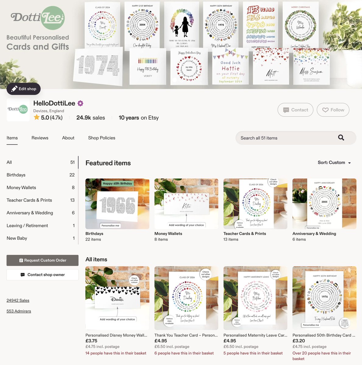 hellodottilee's tweet photo. Shop refresh almost complete...
https://t.co/c3sasQpSFv
@Etsy @EtsySuccess @etsystatus @UKMakers1 @WiltsHive @SSBLDN https://t.co/hldolRRcZ4