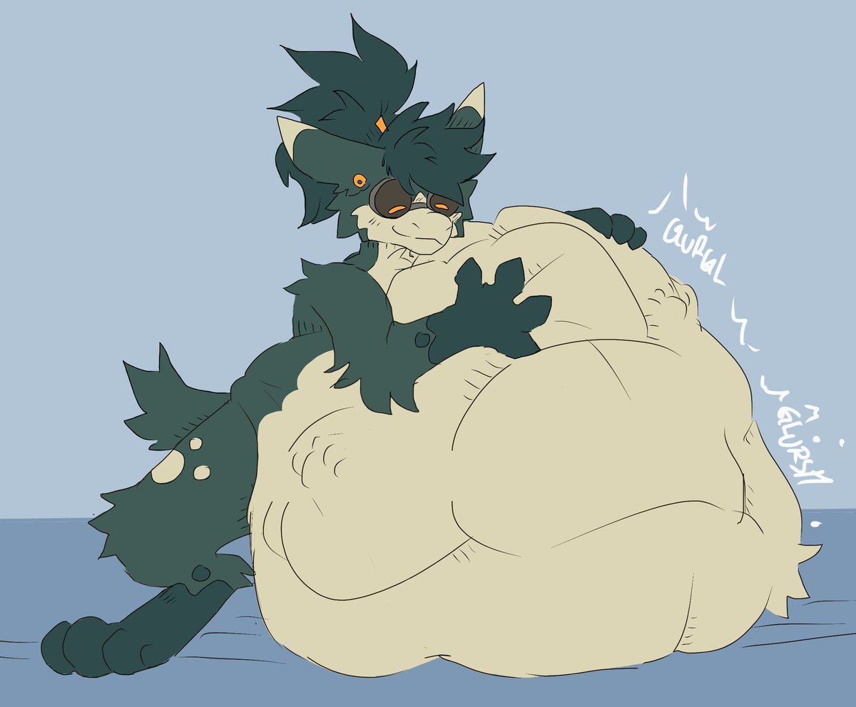 AwdriTheDergGod's tweet photo. It's the little guys you really gotta look out for, they're at your ankles and can and will get you! Looks like my lil guy Hush found an unsuspecting passerby who will be staying a while...

Art by: @shaadebuppy 
Gift from: @FutureSnow2 https://t.co/EQbZLMcglw