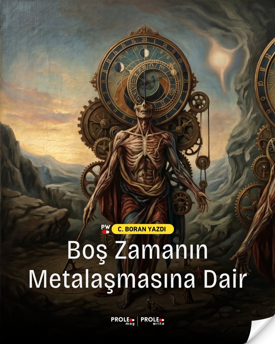 prolemag's tweet photo. ✍️ C. Boran (@cboranov) Yazdı...
Boş Zamanın Metalaşmasına Dair

Yazının tamamı için aşağıdaki linke tıklayın.👇
https://t.co/CqV3GRgb4j https://t.co/87vnhUhbbz