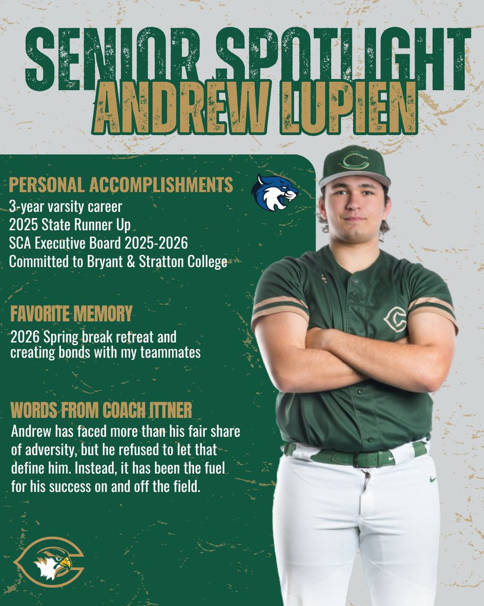 Cox__Baseball's tweet photo. Senior Andrew Lupien! https://t.co/SagTFZPJeR