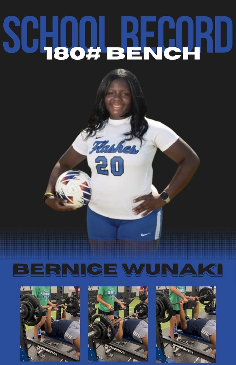 FCFlashesPOWER's tweet photo. Junior Bernice Wunaki who is a multisport athlete in soccer and Track & Field just set a new school record beating a 20 year old record set by Brittany Stafford in 2006! Congrats Bernice can't wait to see what the future holds! #weareflashes #ignitingpurpose @FCFlashes https://t.co/nNbwySbfUF